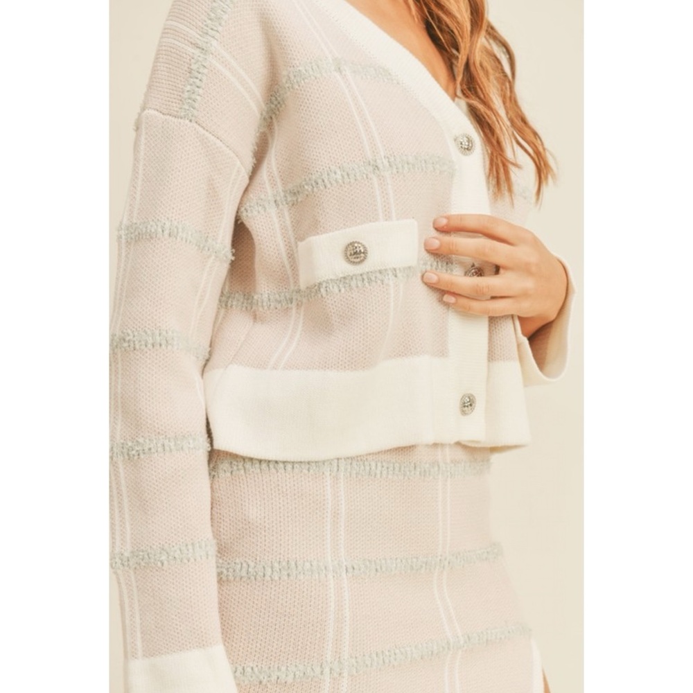 499 A • Ballet & Grey Cardi & Mini Set - Picture 9 of 11